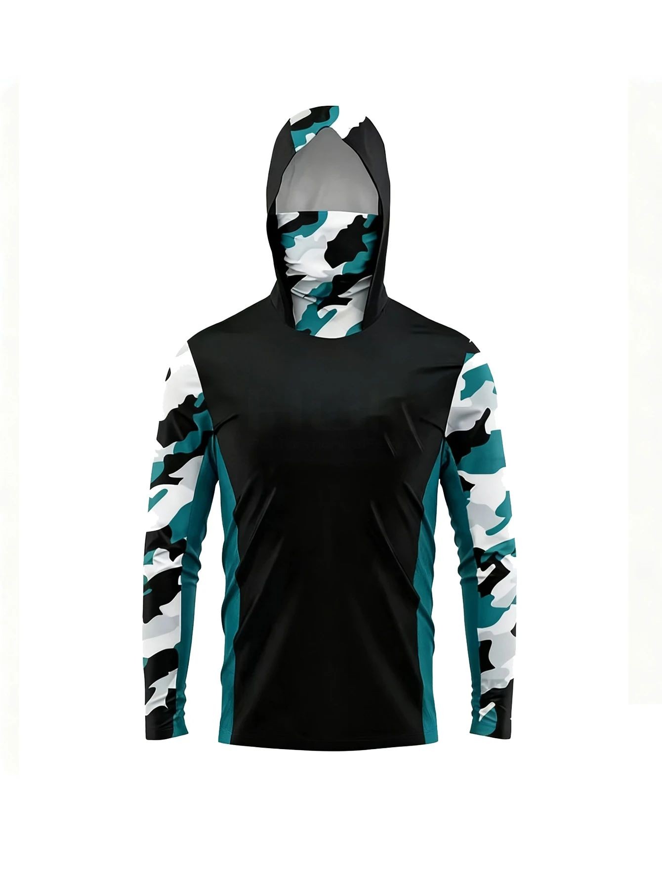 Summer Outdoor Clothing - Outdoor Men Fishing Hooded Shirt Protection
