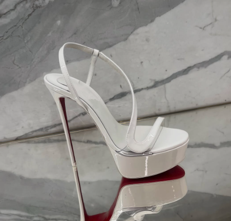 Summer Clothing Offers - Metallic Leather Platform Stilettos Sandals sexy