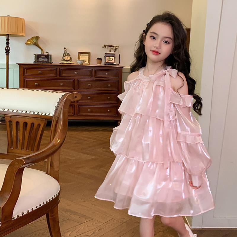Summer Clothing Teen Girls - 2025 Summer New Girls Dress Pink