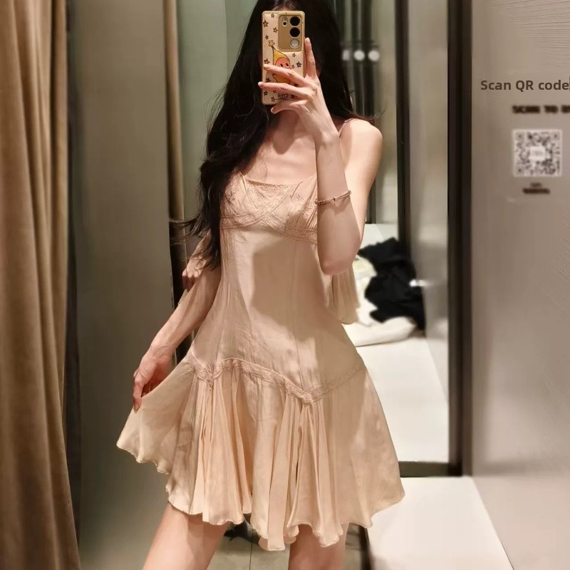 Summer Line Clothing Brand - Sweet Casual round Neck Embroidered Lace