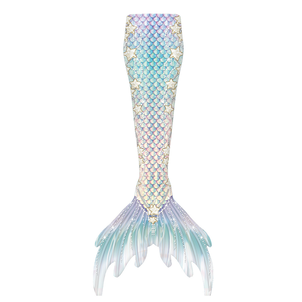 Girls Mermaid Tail Bathing Sui - Summer Clothing Set For Girls 评论和价格