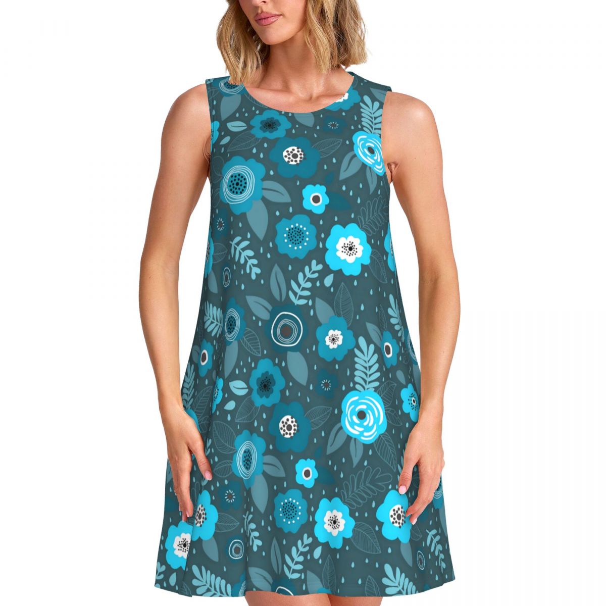 Elegant Ditsy Floral Casual Dr - Summer Clothing Ideas For Women 评论和价格