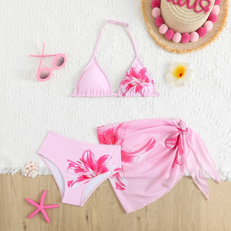 7-16Yrs Girls Bikinis Suits UN - Summer Clothing Teen Girls 评论和价格