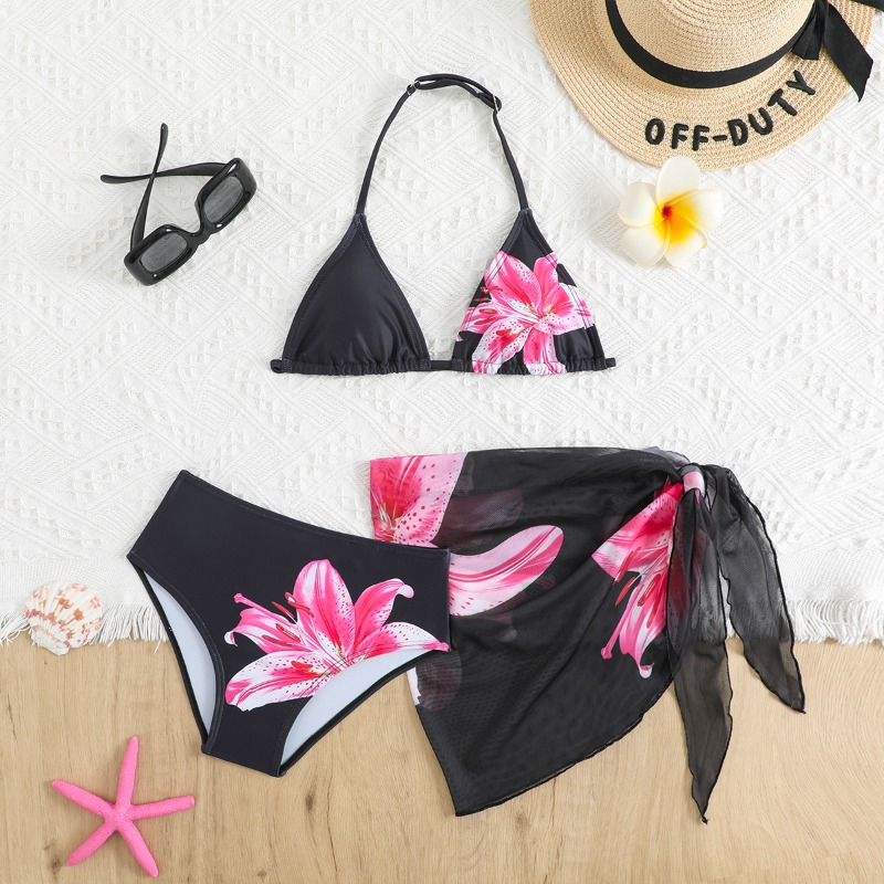 7-16Yrs Girls Bikinis Suits UN - Summer Clothing Teen Girls 评论和价格