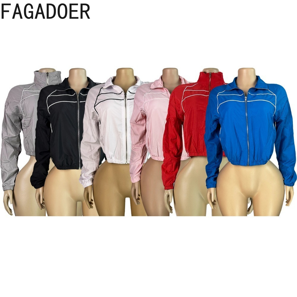 FAGADOER Fashion Patchwork Qua - Quality Summer Clothing For Women 评论和价格