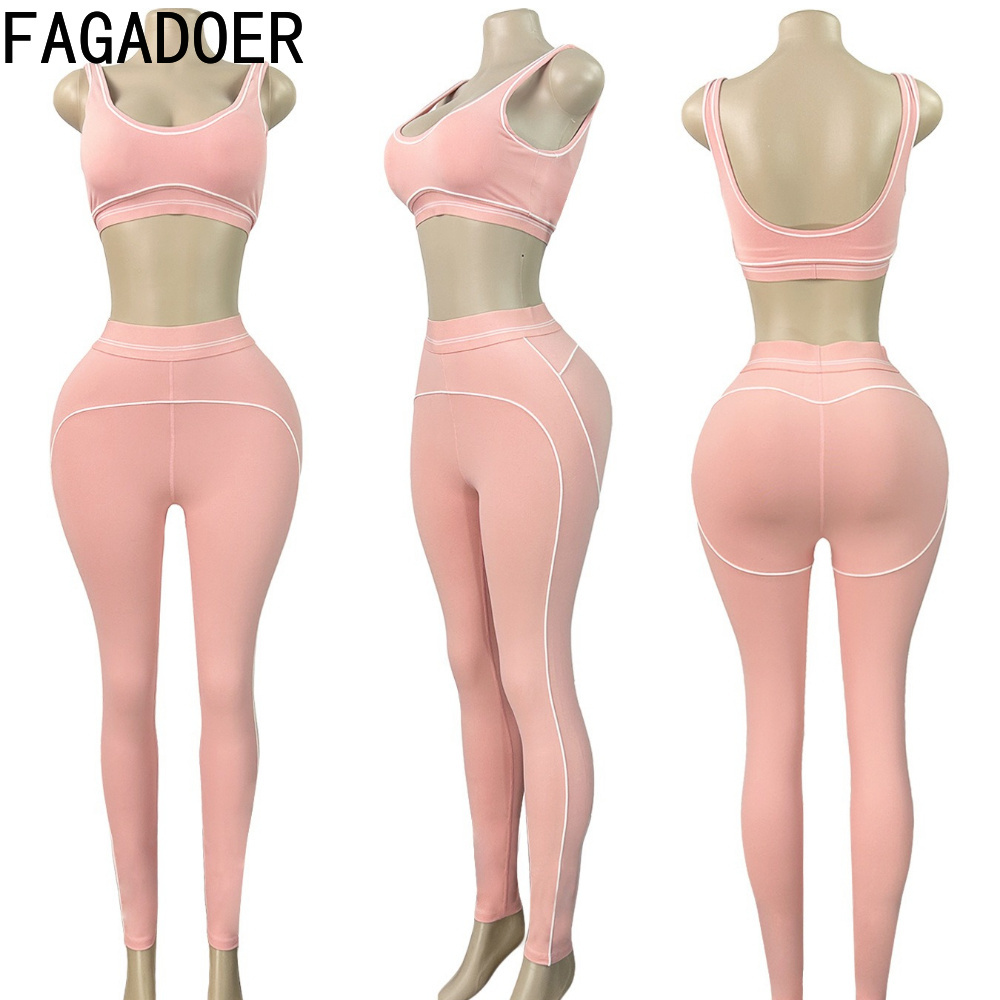 FAGADOER Fashion Patchwork Qua - Quality Summer Clothing For Women 评论和价格