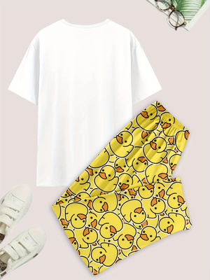 Men's casual pajama set, duck- - Summer Duck Clothing 评论和价格