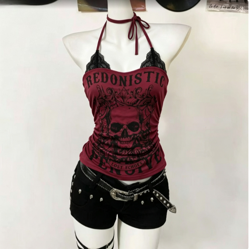 American Style Y2K Vintage Sho - Summer Clothing Set For Girls 评论和价格