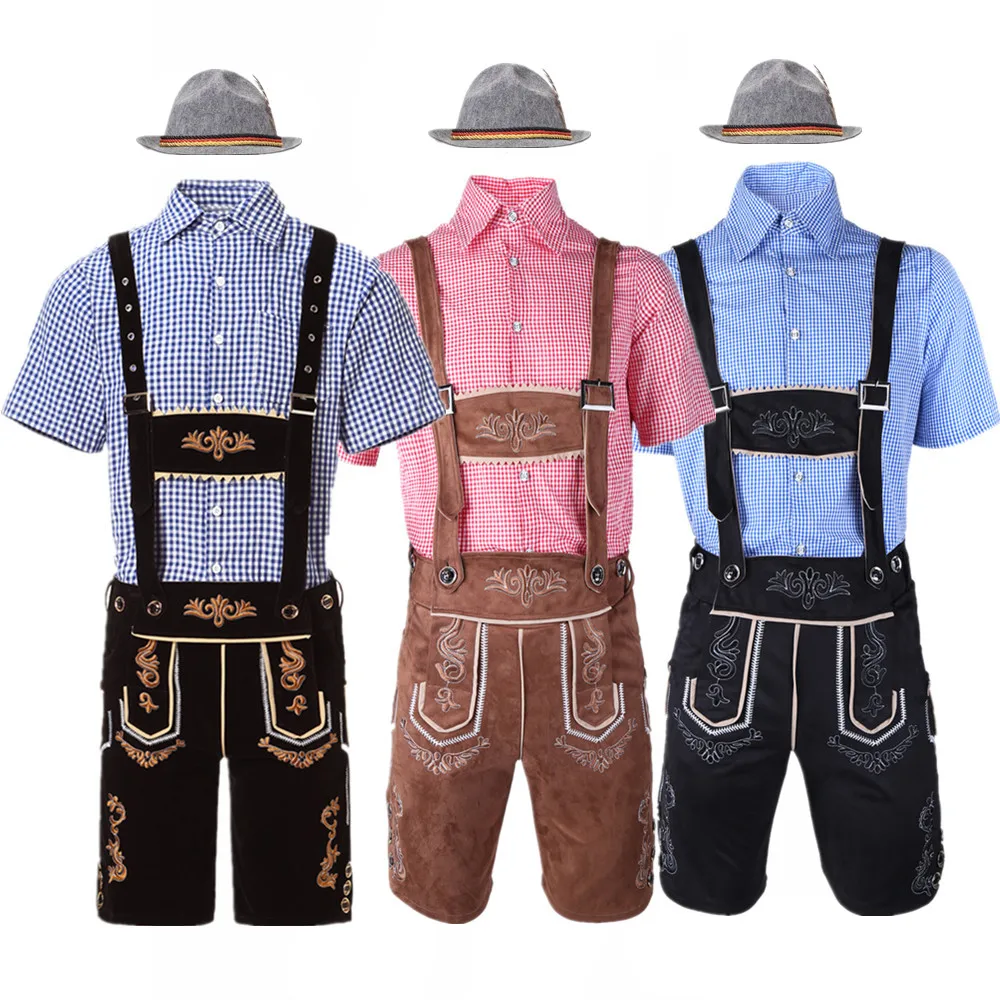 Male German Oktoberfest Lederh - Summer Vacation Clothing Men 评论和价格