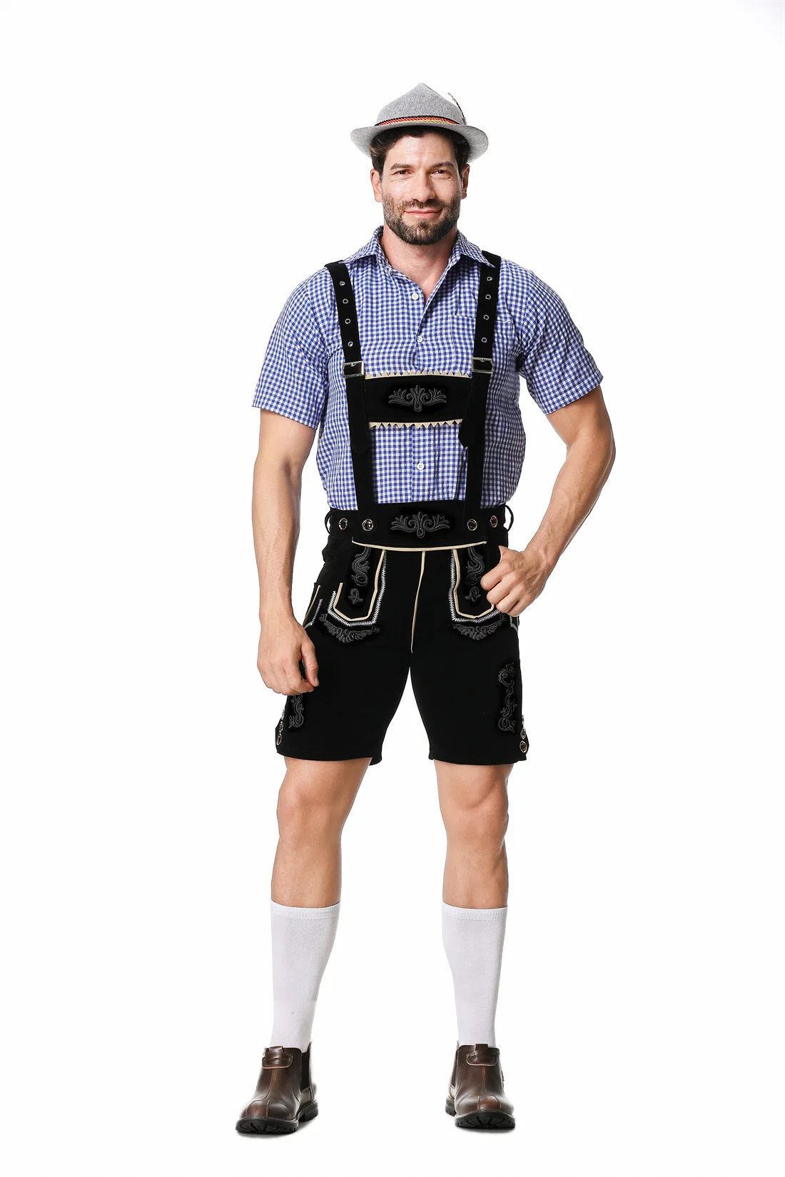 Male German Oktoberfest Lederh - Summer Vacation Clothing Men 评论和价格