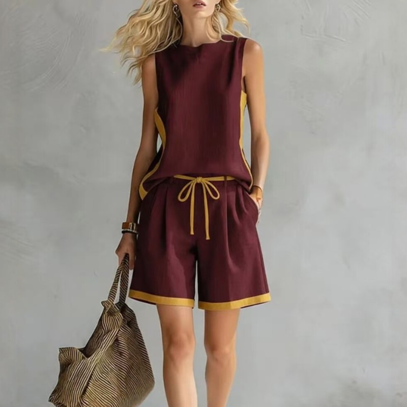 2026 Summer New Sleeveless Ves - Summer Clothing Set For Girls 评论和价格