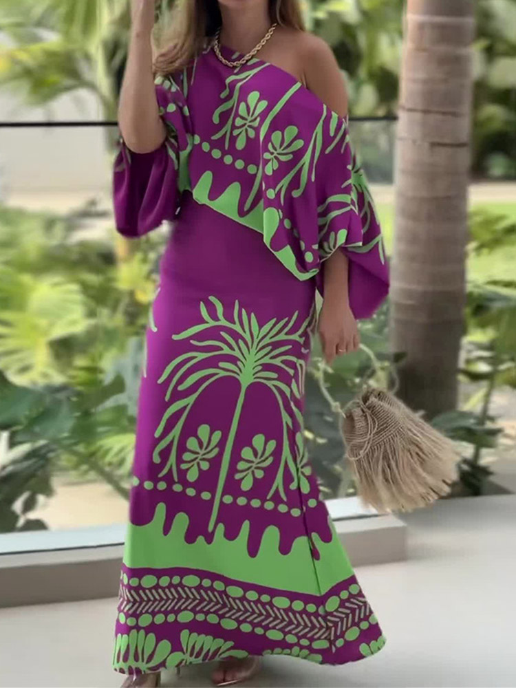 Sexy Women Print Two Piece Set - Summer Clothing Set For Girls 评论和价格