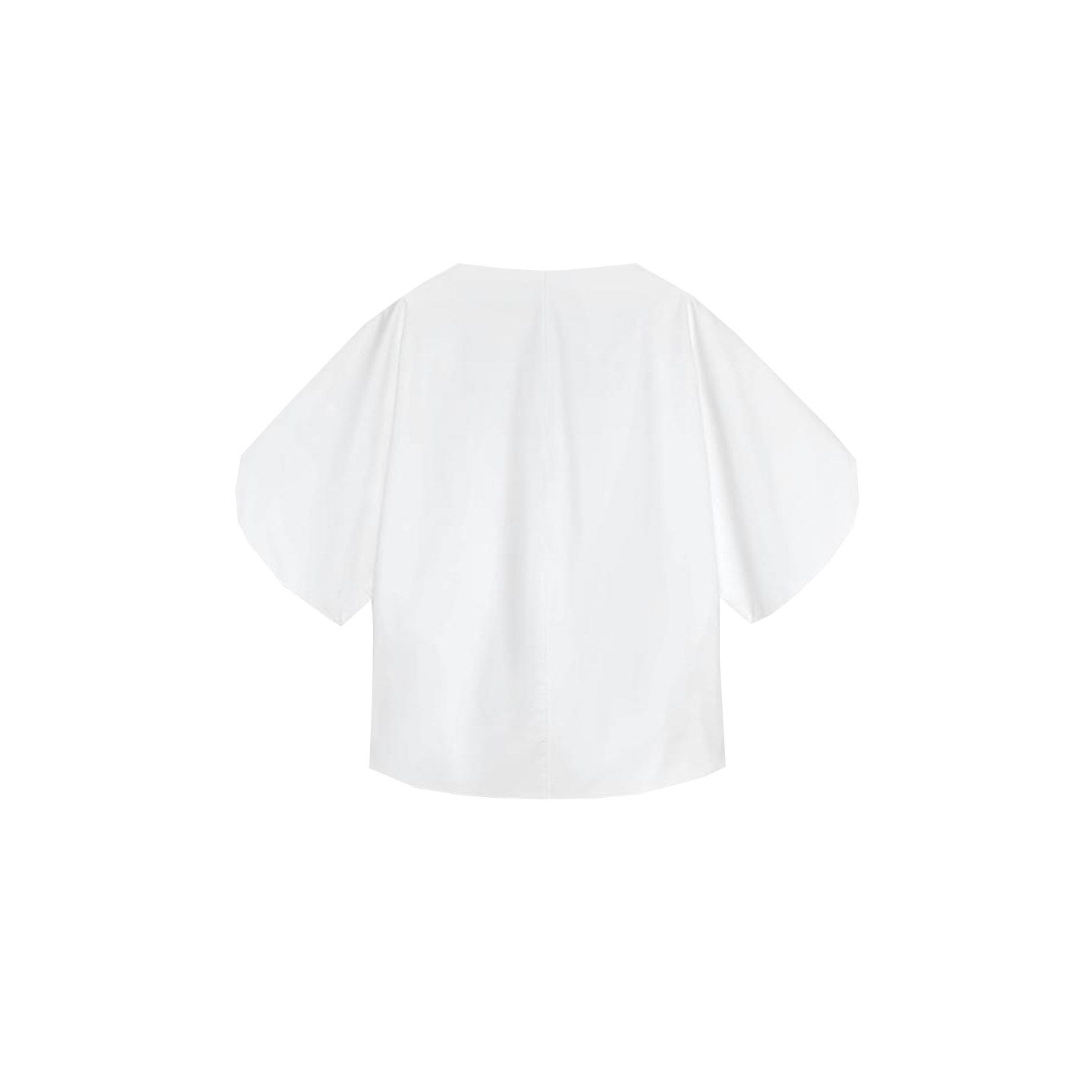 Fashionable White Loose Shirt  - Summer Line Clothing Brand 评论和价格
