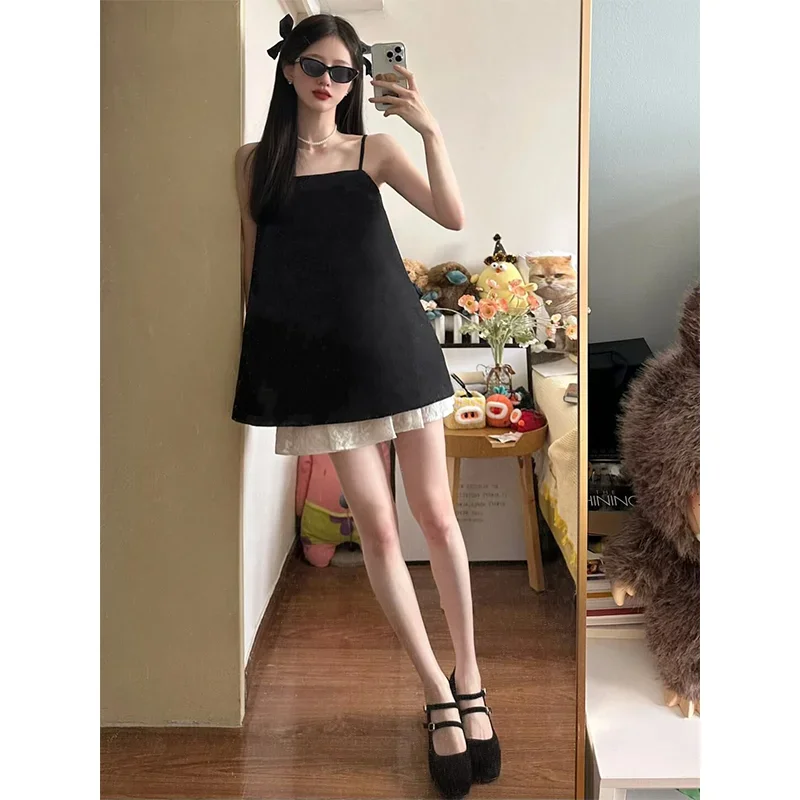 Color Contrast Chic Girl 2pc S - Summer Clothing Set For Girls 评论和价格