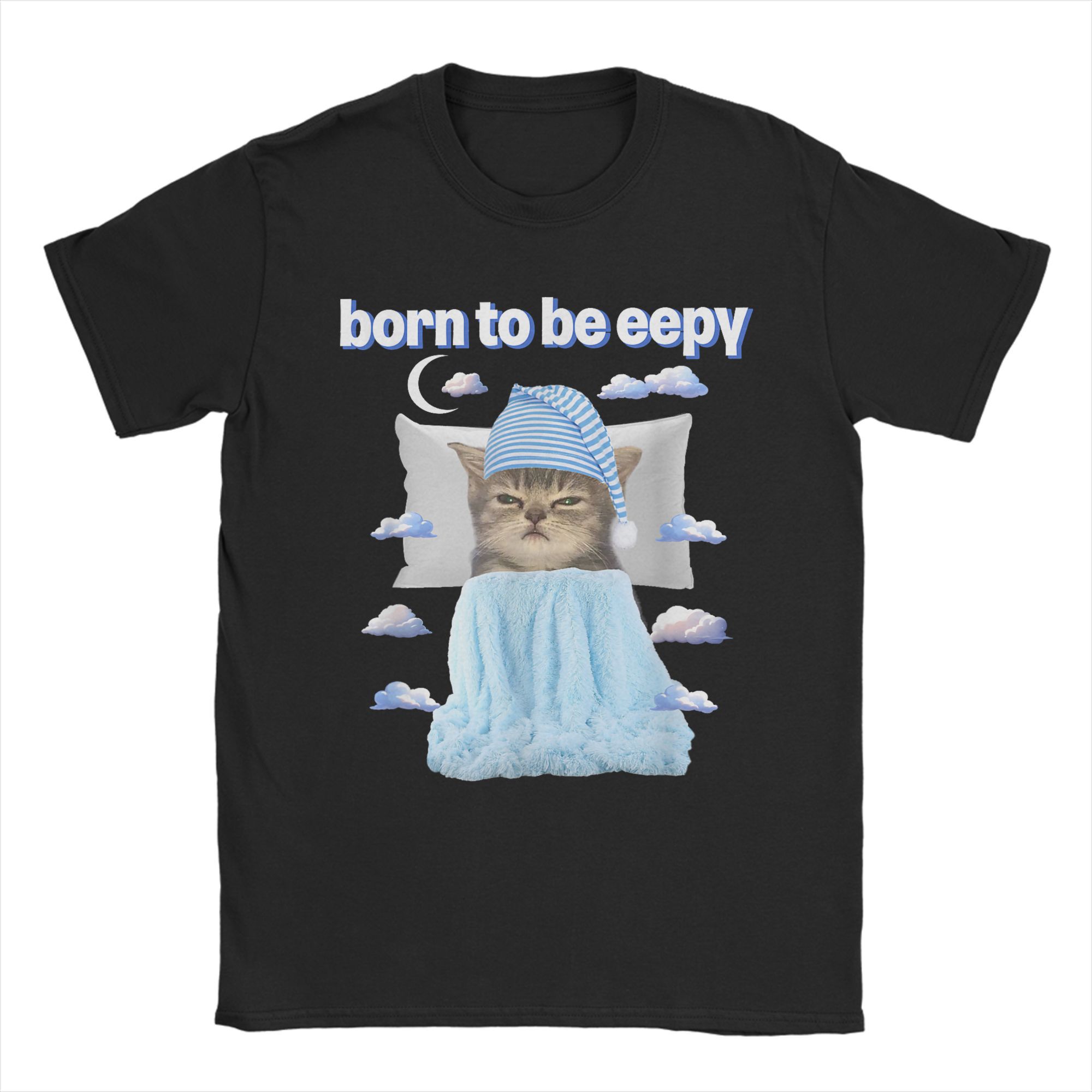 Women T-Shirt Eepy Cat Sleepy  - Summer Clothing Ideas For Women 评论和价格