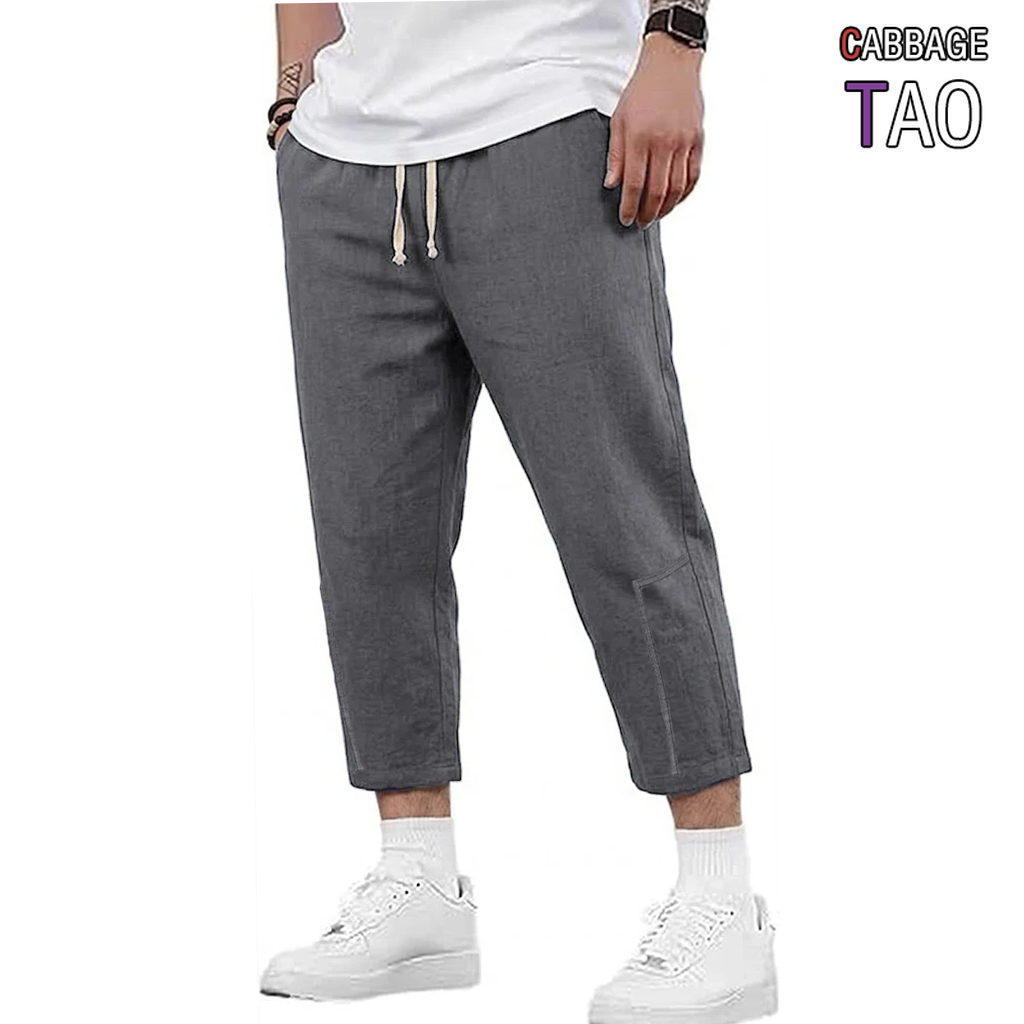 Mens Summer Cotton and Linen B - Linen Shorts Men 评论和价格