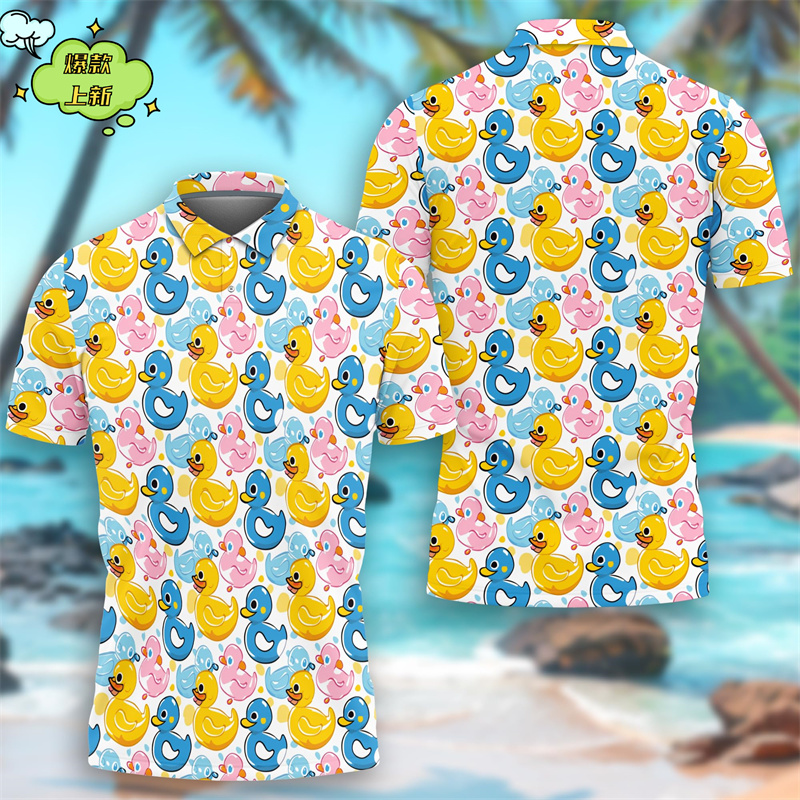 Cute Yellow Duck 3D Printing P - Summer Duck Clothing 评论和价格
