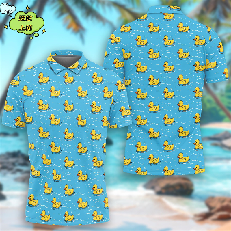 Cute Yellow Duck 3D Printing P - Summer Duck Clothing 评论和价格
