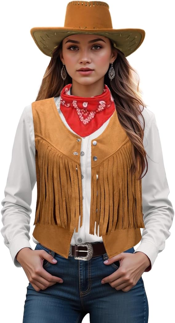 Women Men Cowgirl Costume West - Summer Vacation Clothing Men 评论和价格