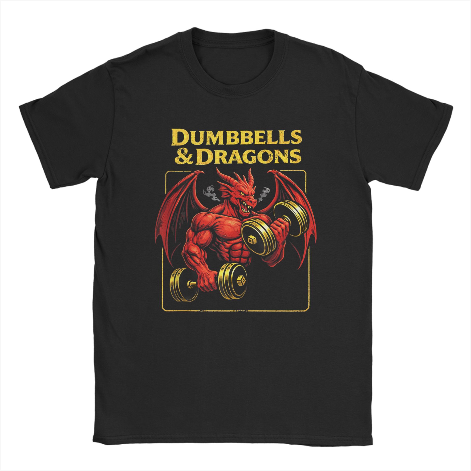 Dumbbells and Dragons Gym T-Sh - Summer Clothing Ideas For Women 评论和价格