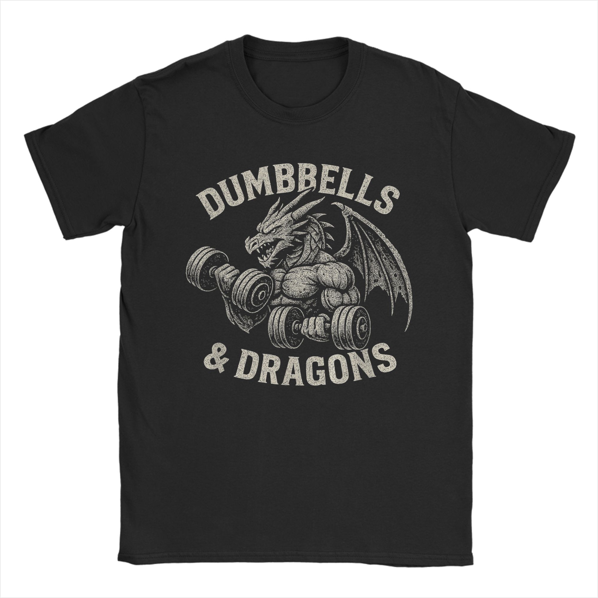 Dumbbells and Dragons Gym T-Sh - Summer Clothing Ideas For Women 评论和价格