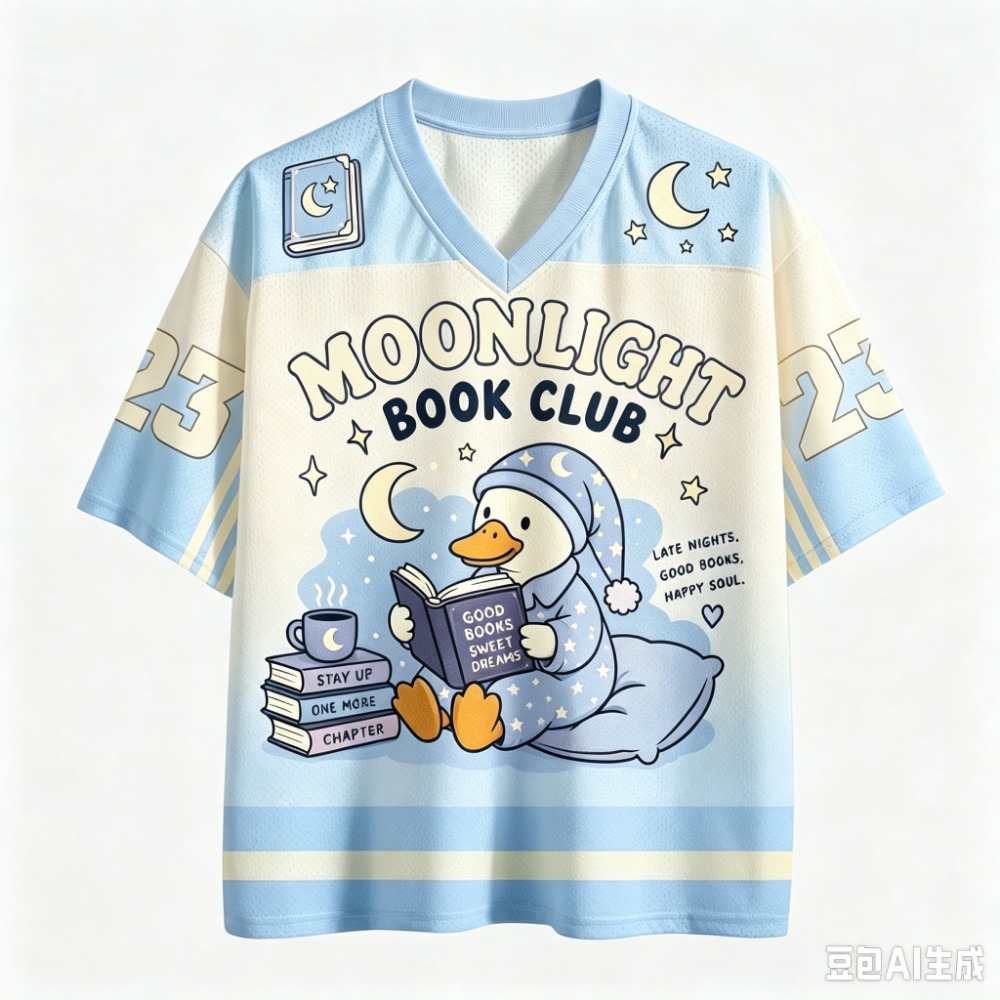 Harajuku Moonlight Reading Clu - Summer Duck Clothing 评论和价格