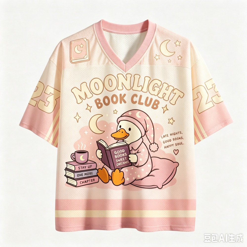 Harajuku Moonlight Reading Clu - Summer Duck Clothing 评论和价格