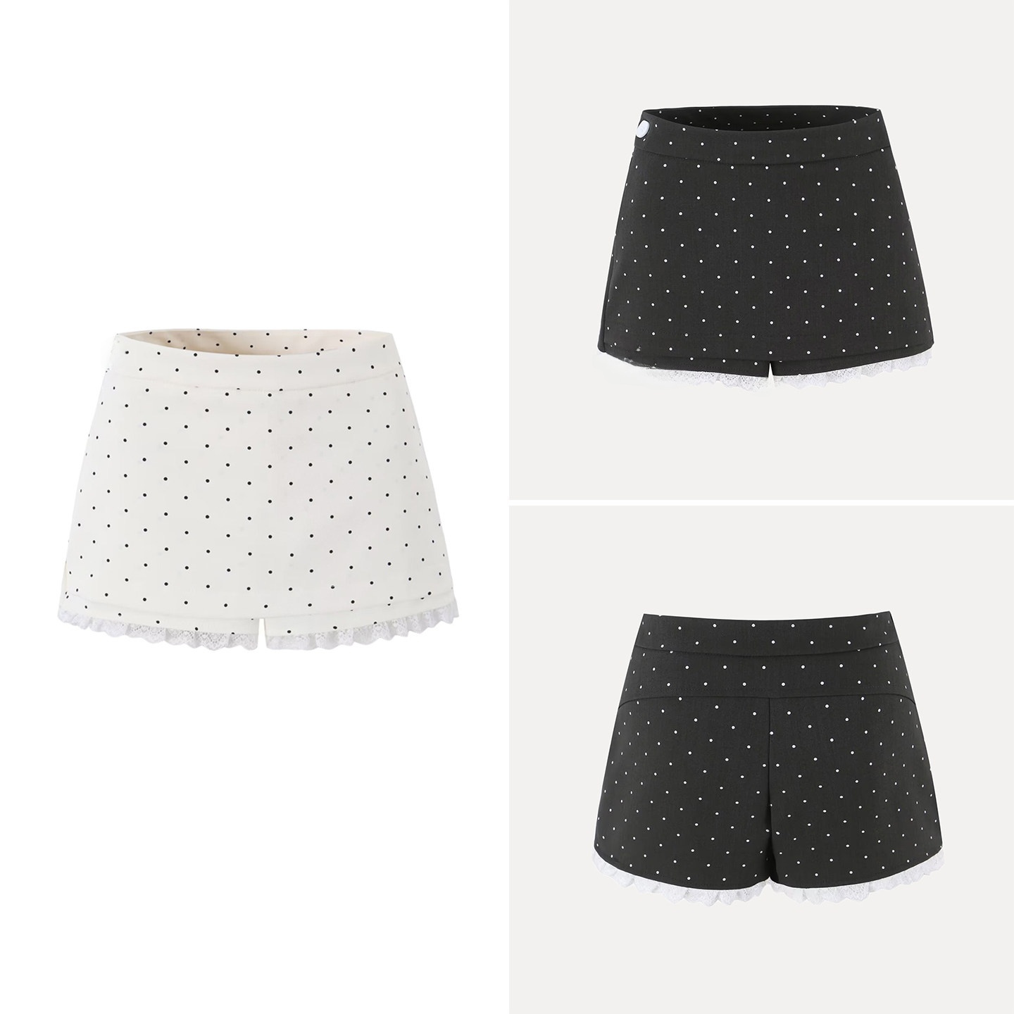 Fashionable Polka Dot Lace A-L - Summer Line Clothing Brand 评论和价格