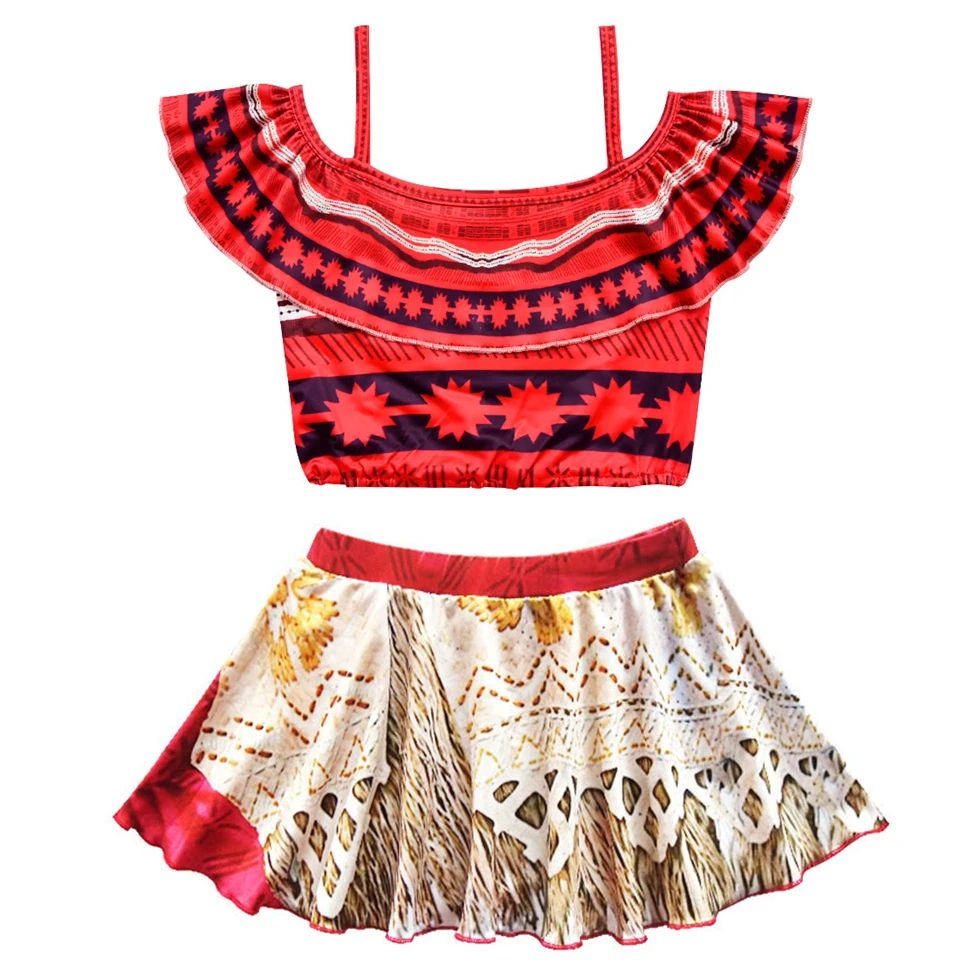 Summer Fairy Princess Moana Co - Summer Clothing Set For Girls 评论和价格