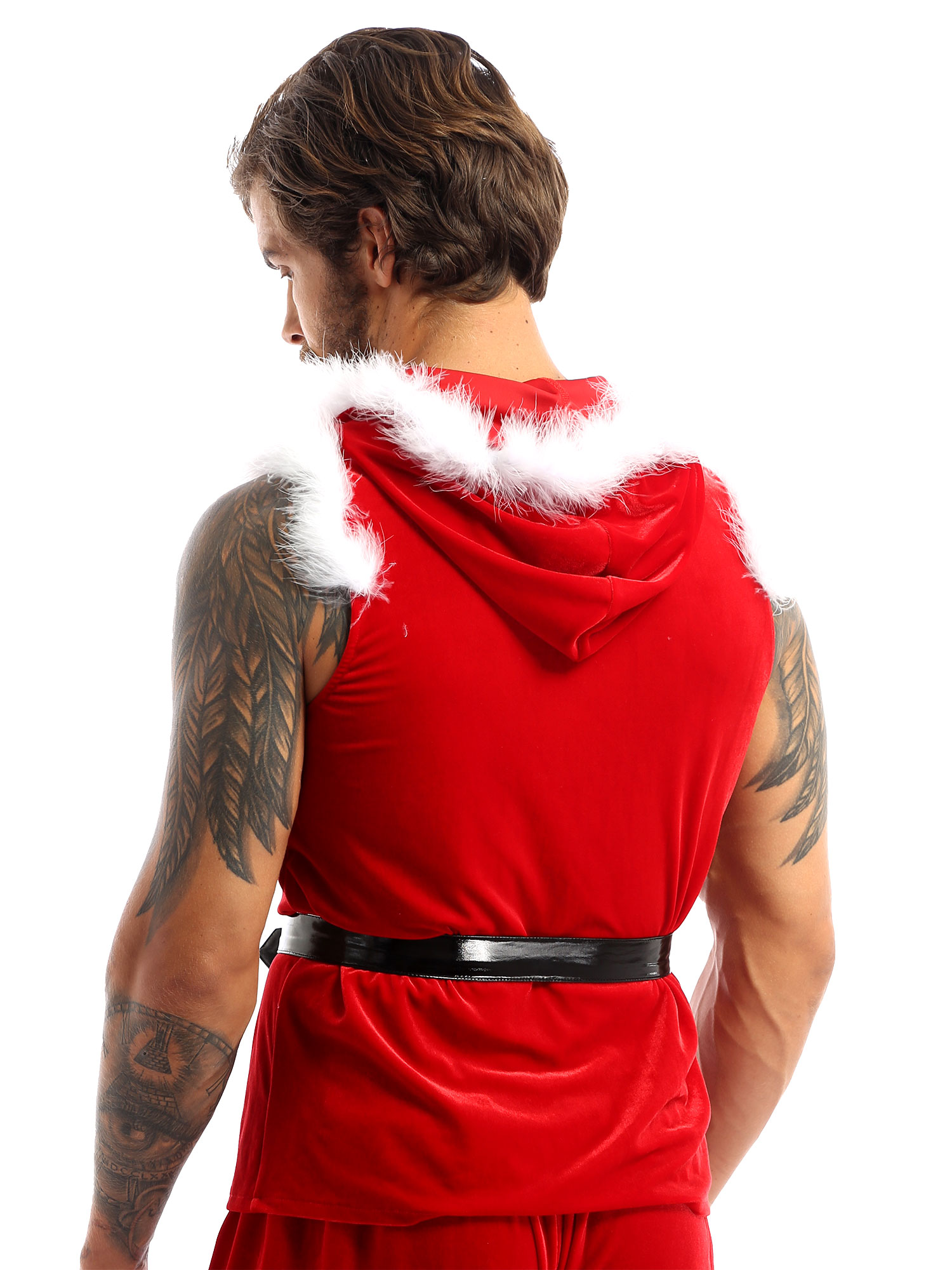 Men Christmas Dress Up Santa C - Summer Vacation Clothing Men 评论和价格