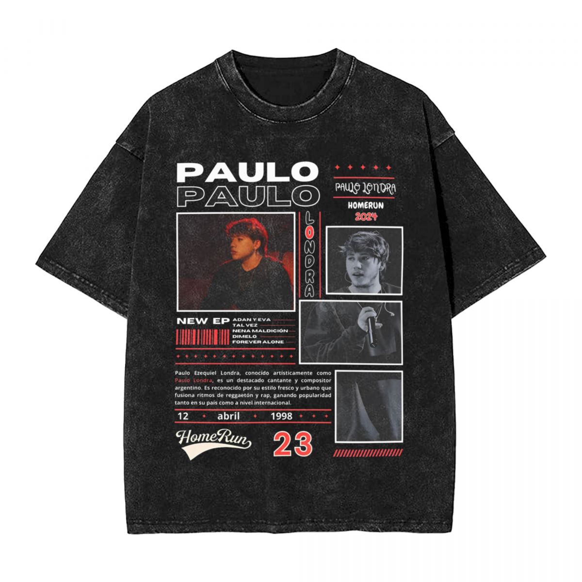 Men Women T-Shirt Paulo Londra - Summer Clothing Ideas For Women 评论和价格
