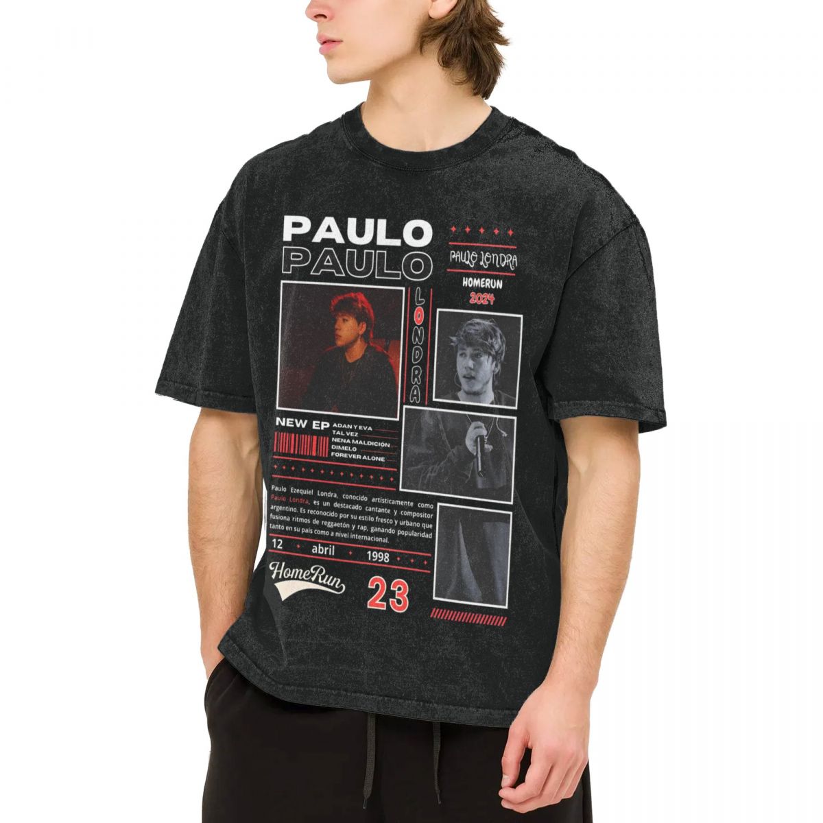 Men Women T-Shirt Paulo Londra - Summer Clothing Ideas For Women 评论和价格
