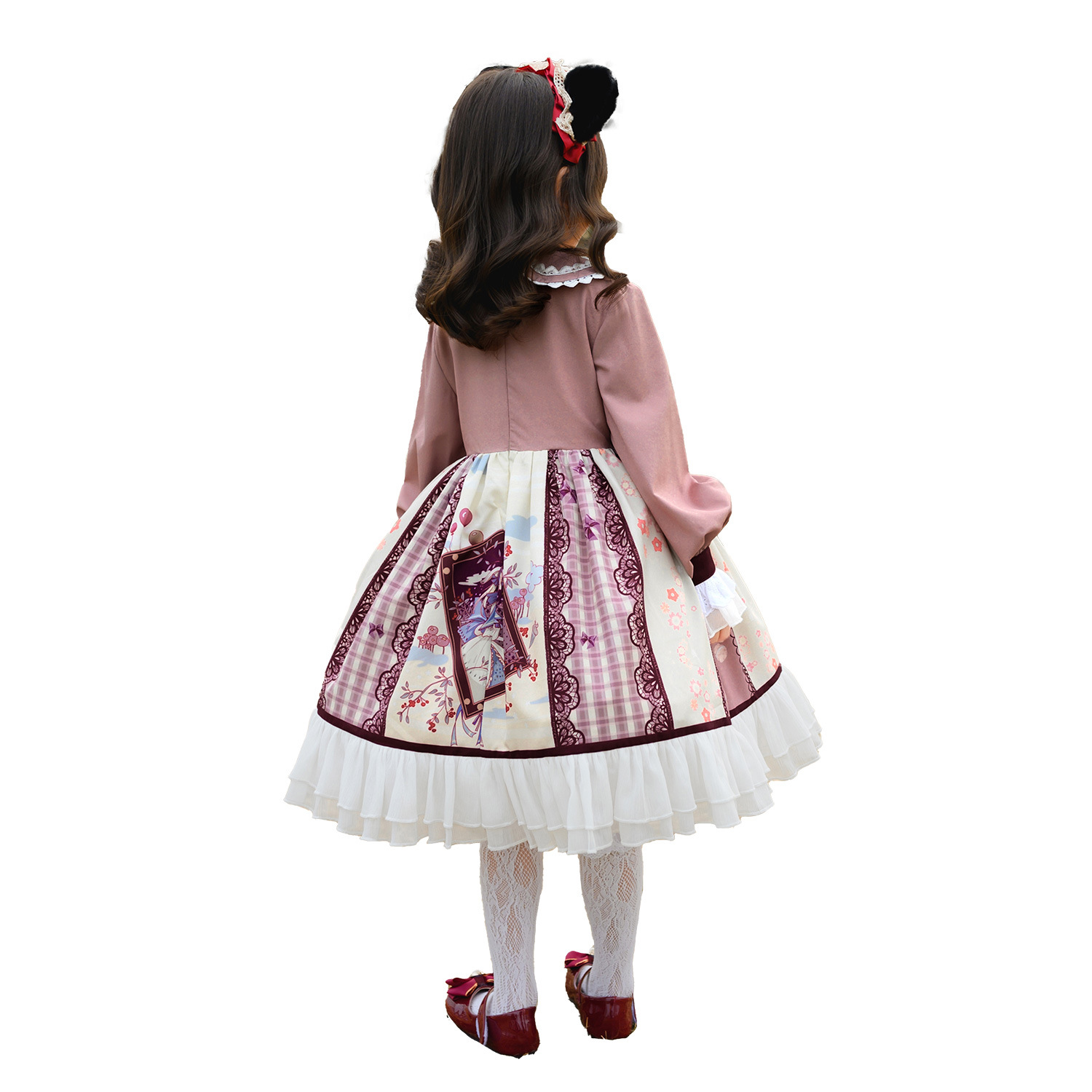 Children's Lolita Clothing Lon - Summer Clothing Set For Girls 评论和价格