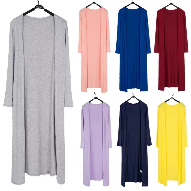 12 Colors Women Modal Long Car - Summer Clothing Colors 评论和价格