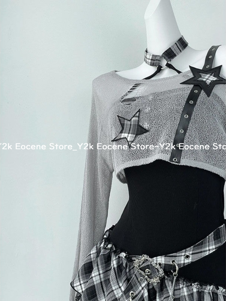 2000s Y2K Spicy Girl Design Ir - Summer Clothing Set For Girls 评论和价格