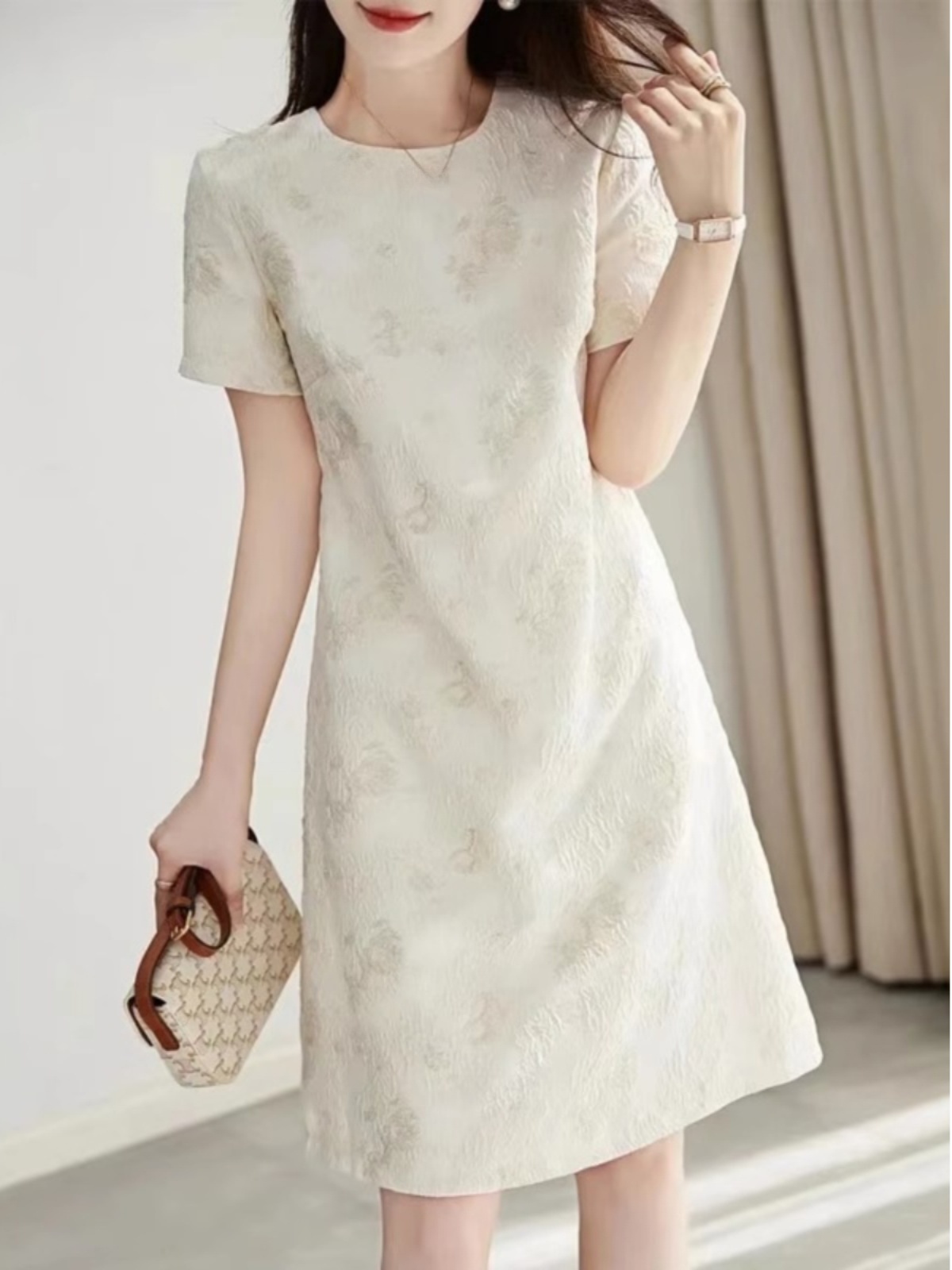 Elegant Slimming A-Line Straig - Summer Line Clothing Brand 评论和价格