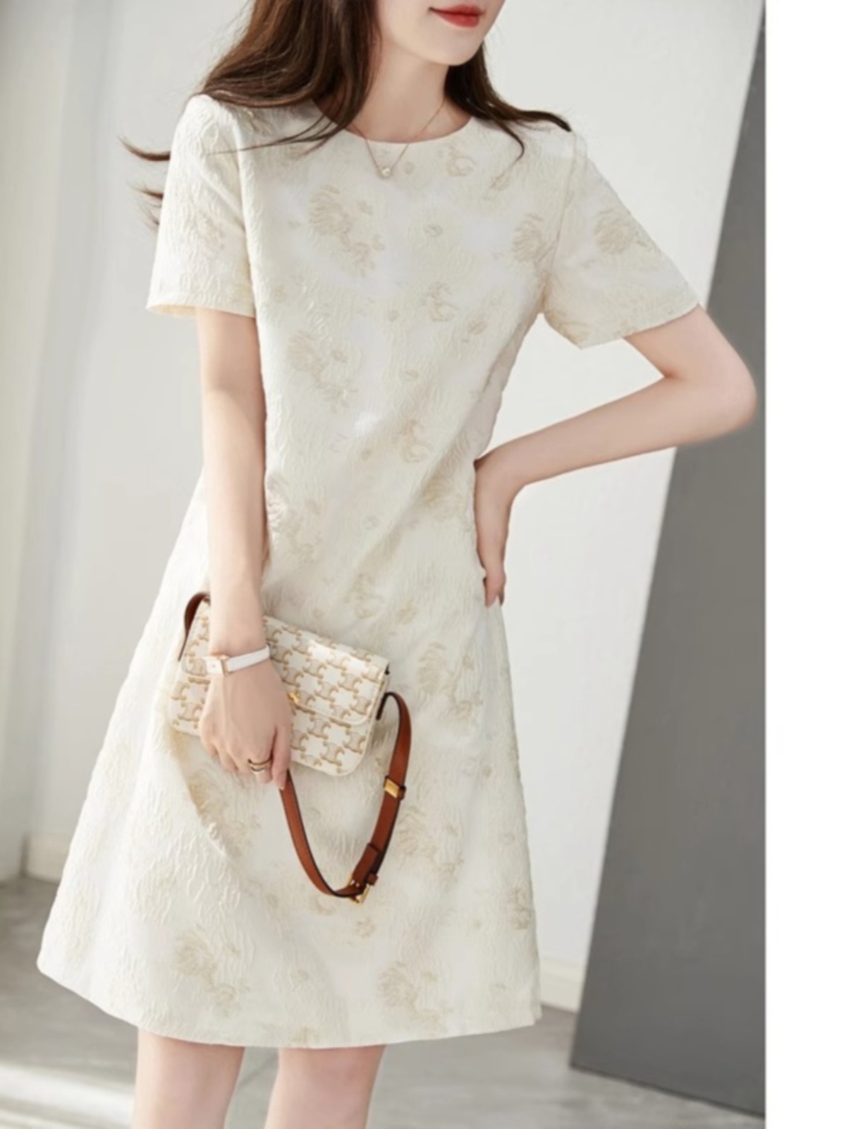 Elegant Slimming A-Line Straig - Summer Line Clothing Brand 评论和价格