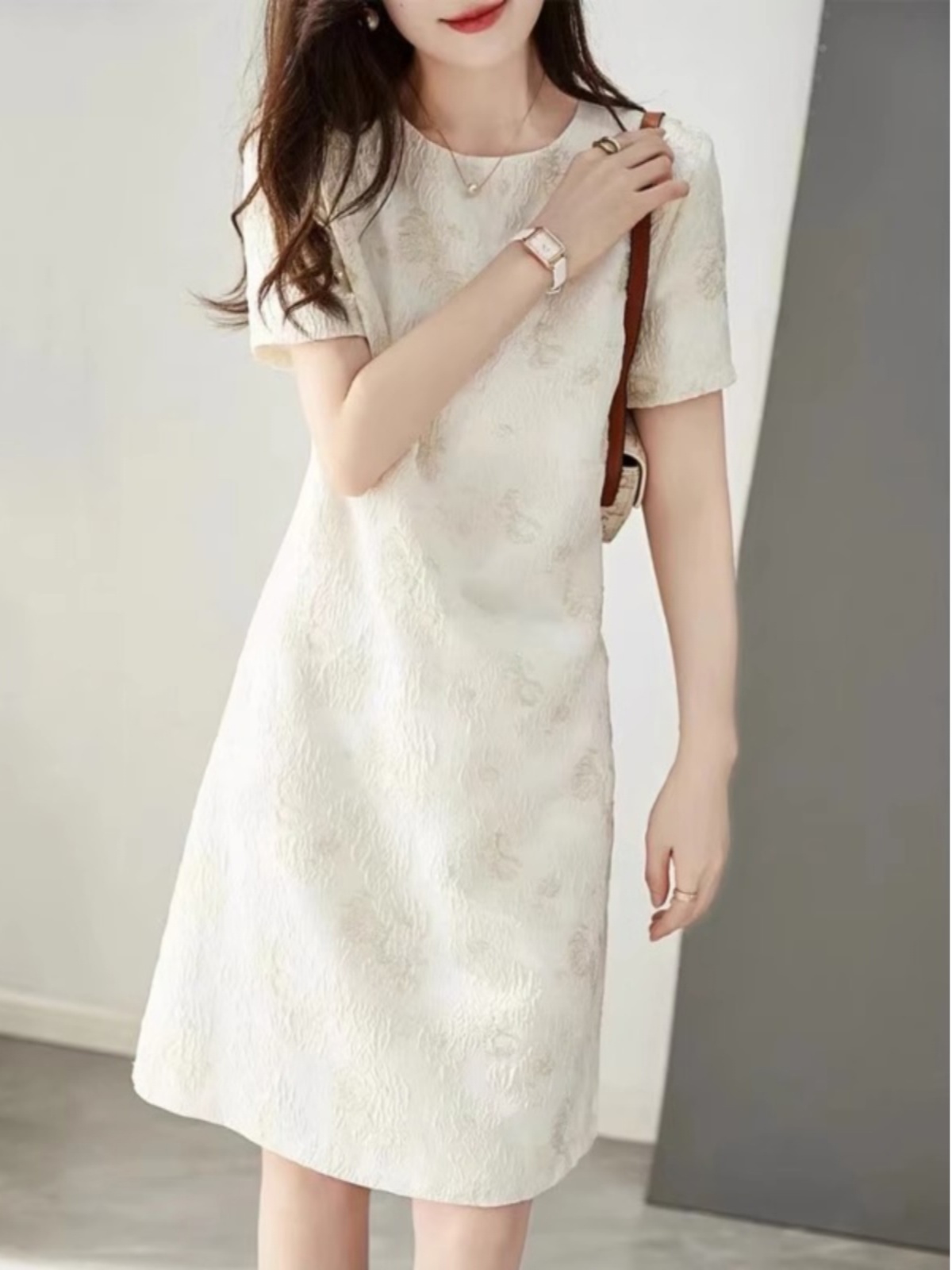 Elegant Slimming A-Line Straig - Summer Line Clothing Brand 评论和价格
