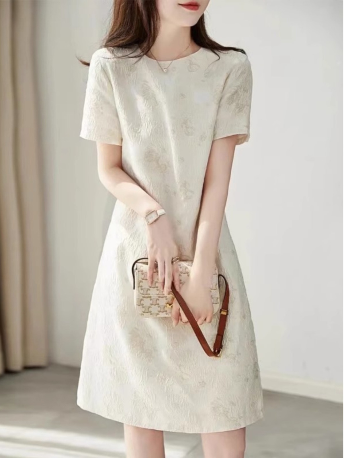 Elegant Slimming A-Line Straig - Summer Line Clothing Brand 评论和价格