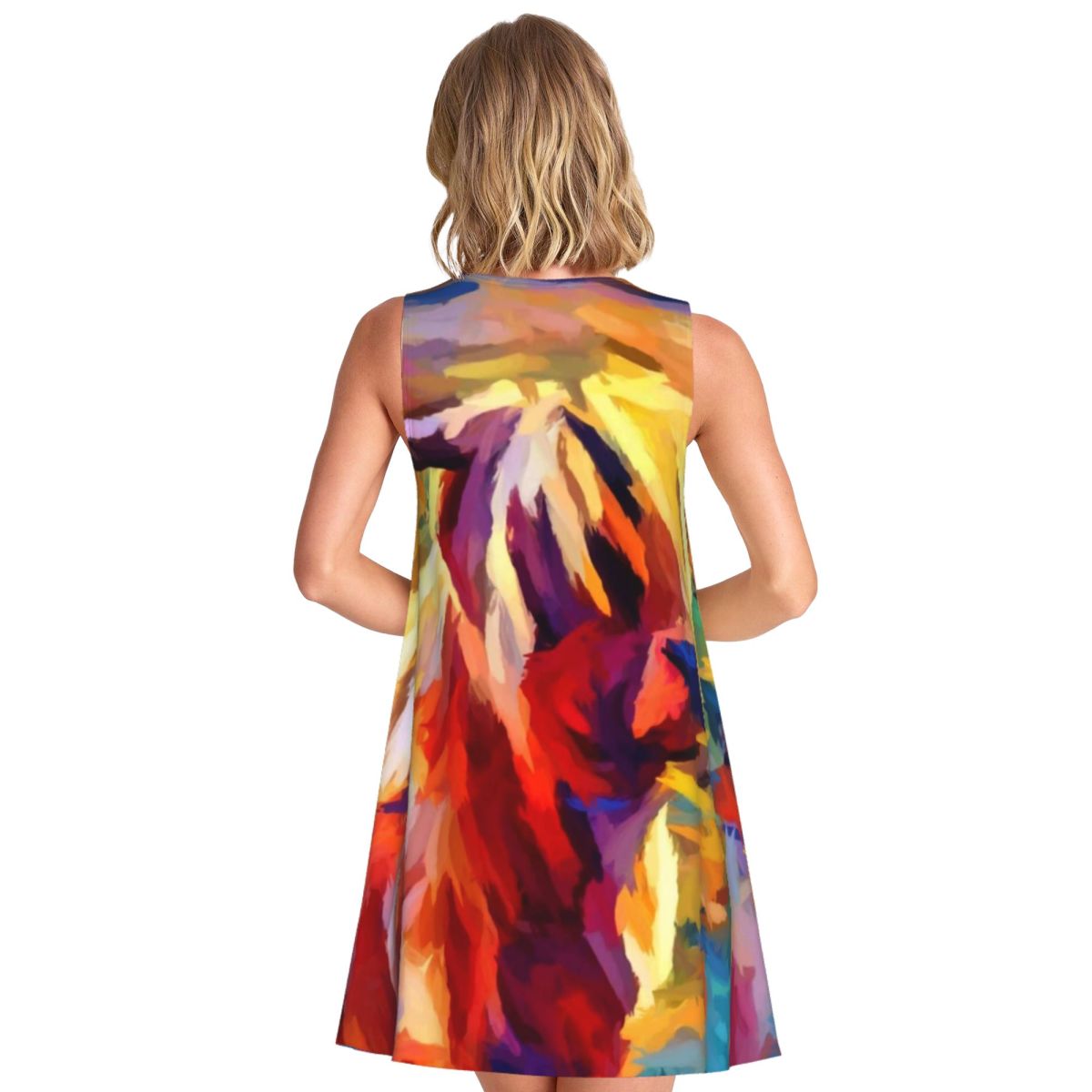 Highland Cow Casual Dress Colo - Summer Clothing Ideas For Women 评论和价格