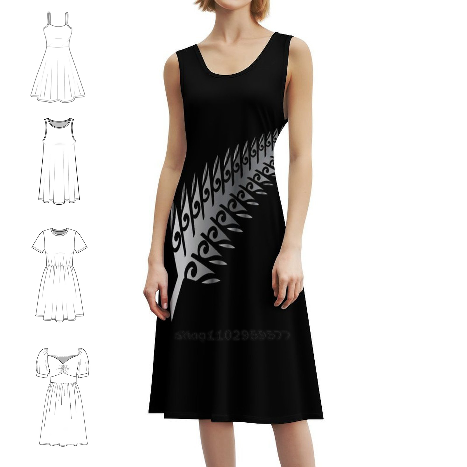 Silver Fern New Zealand Maori  - Summer Clothing Ideas For Women 评论和价格