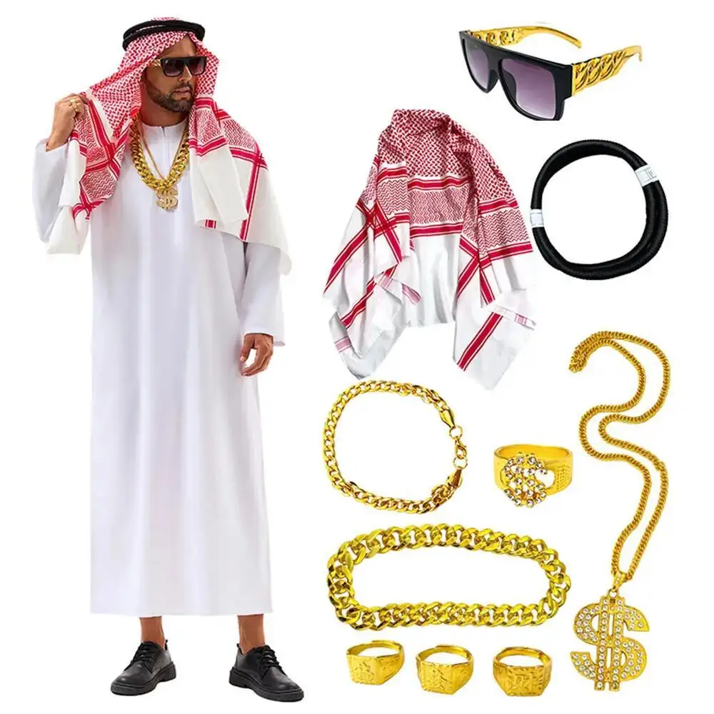 Arabian Dubai Costume Uae Shei - Summer Vacation Clothing Men 评论和价格
