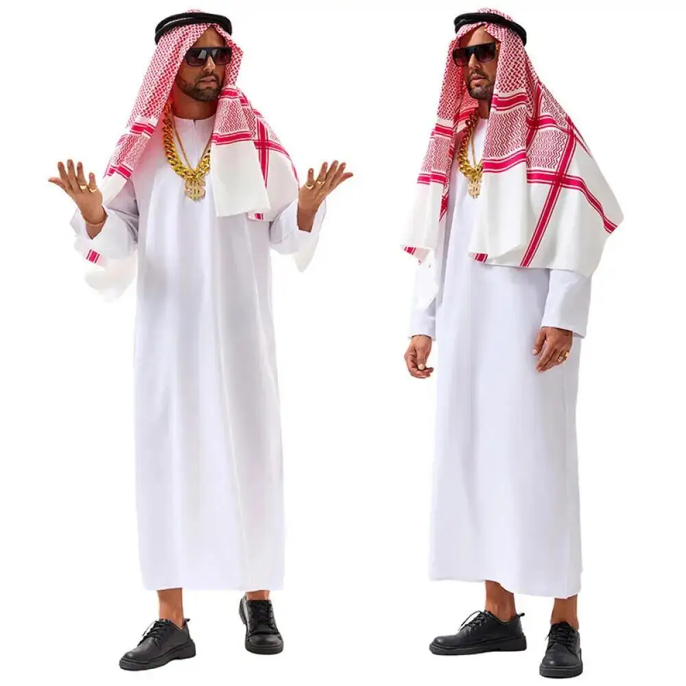 Arabian Dubai Costume Uae Shei - Summer Vacation Clothing Men 评论和价格