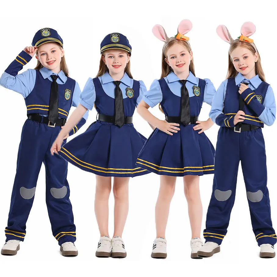 Girls Cosplay Judy Hopps Polic - Summer Vacation Clothing Men 评论和价格