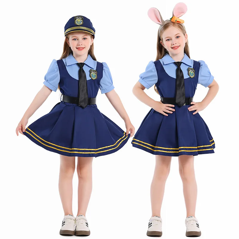 Girls Cosplay Judy Hopps Polic - Summer Vacation Clothing Men 评论和价格