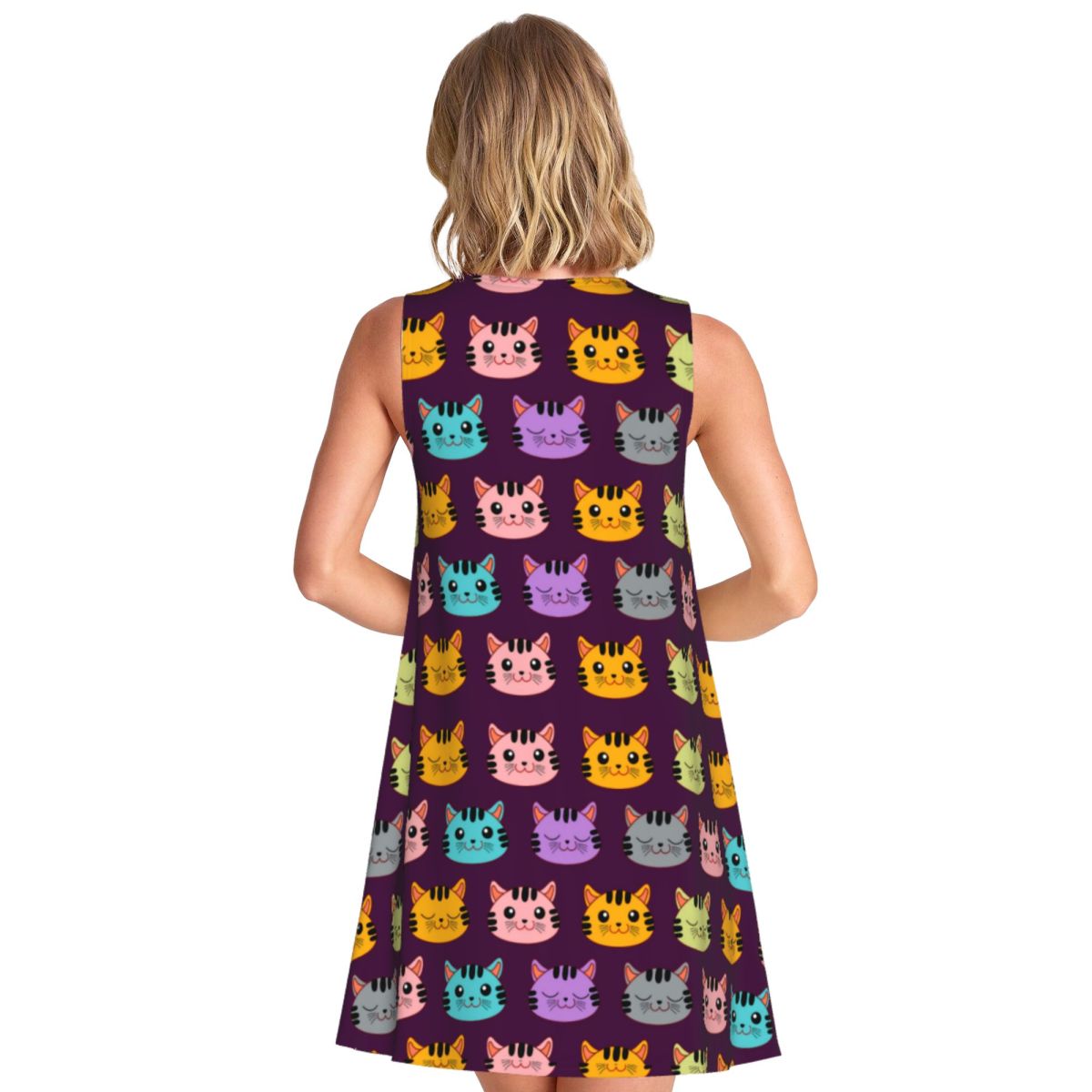 Cool Cats Tank Dress Cute Anim - Summer Clothing Ideas For Women 评论和价格