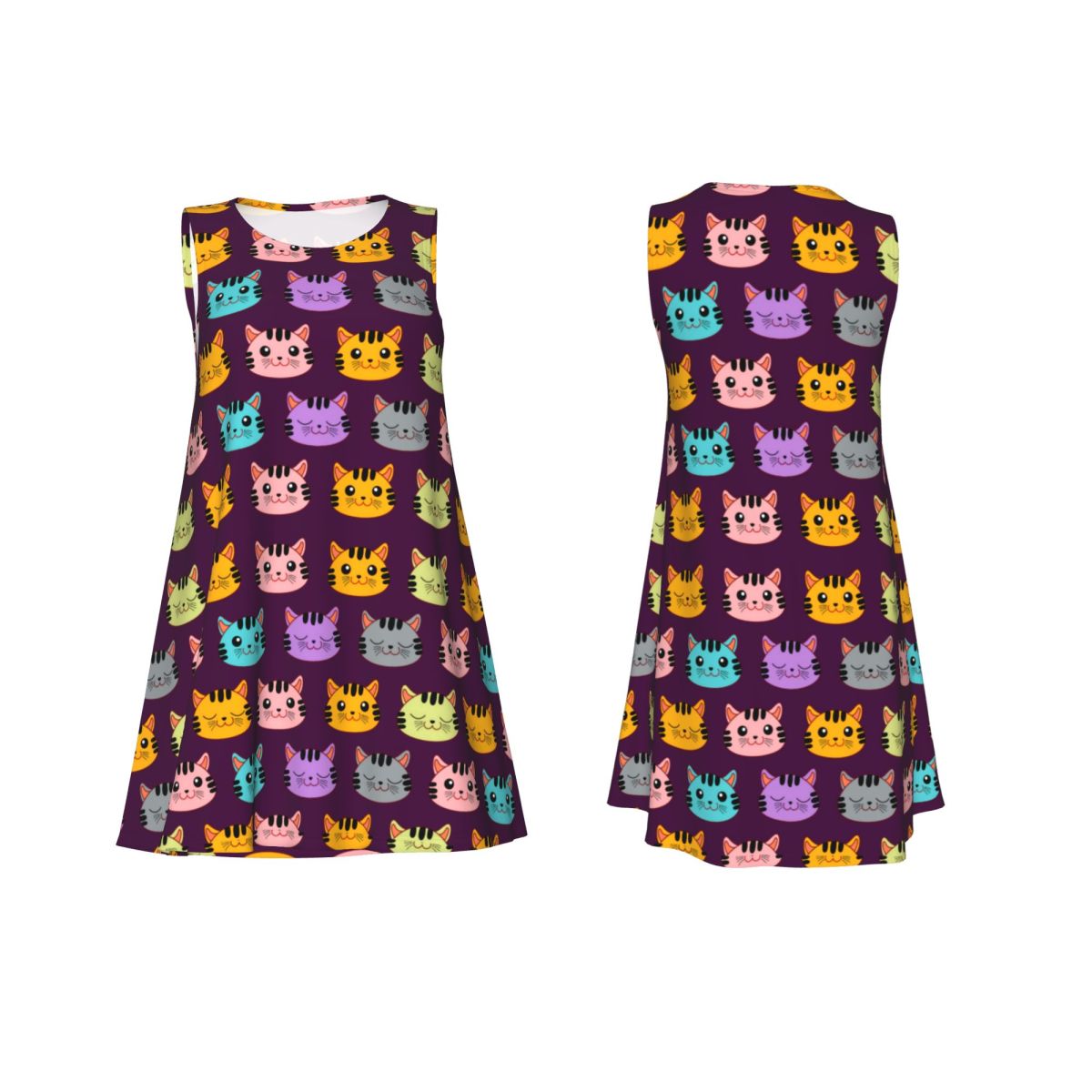 Cool Cats Tank Dress Cute Anim - Summer Clothing Ideas For Women 评论和价格