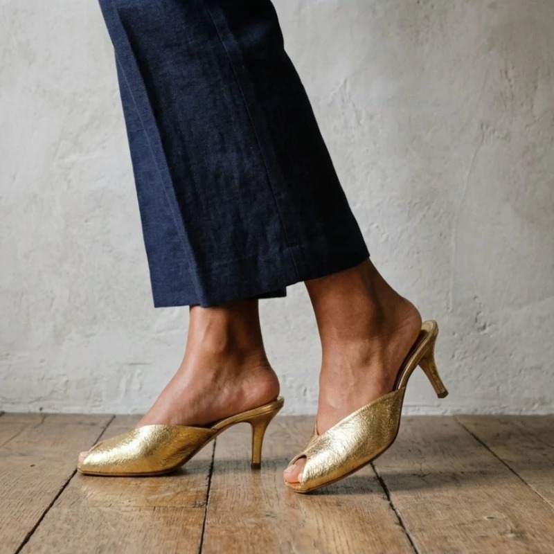 Women's Pumps Designer Gold Wo - Summer Clothing Offers 评论和价格