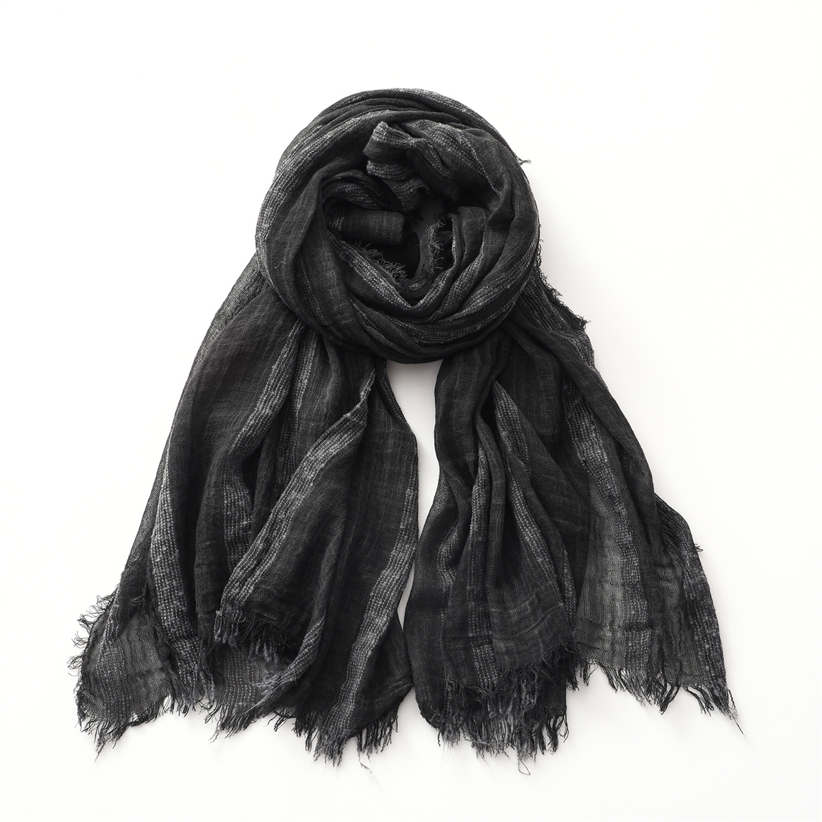 Cotton Linen Striped Scarf for - Linen Shorts Men 评论和价格