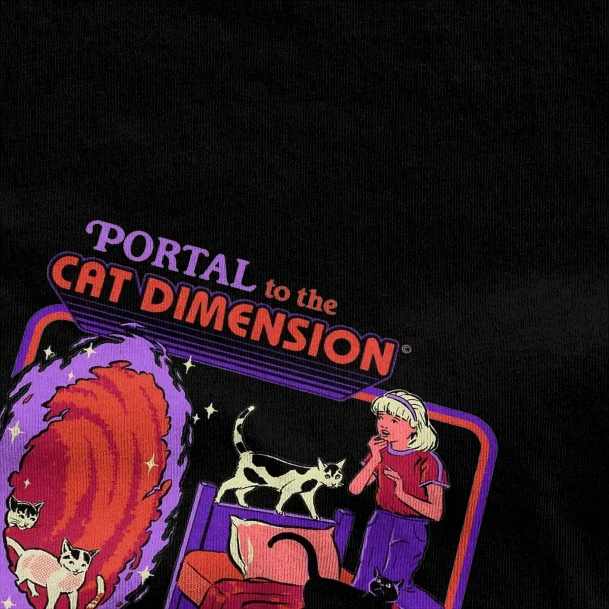 Cat Dimension Vintage Horror D - Summer Clothing Ideas For Women 评论和价格